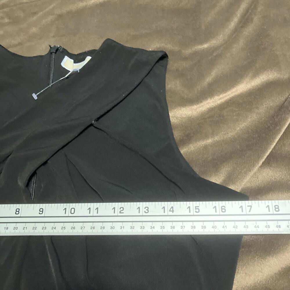 NWOT Michael Kors Black Knee Length Sleeveless Dress Size M - Picture 3 of 7